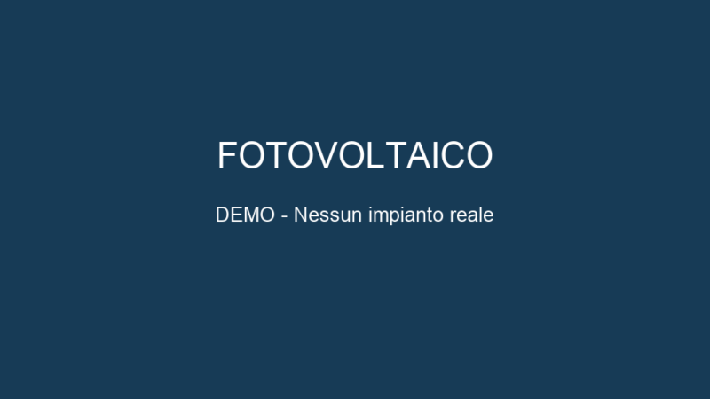 Cerco impianto fotovoltaico — 6 MWp